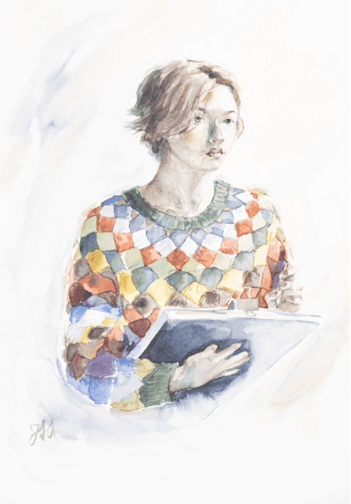 2023 Prize winning student artwork: 'Knitwear' by Jacinta Ament