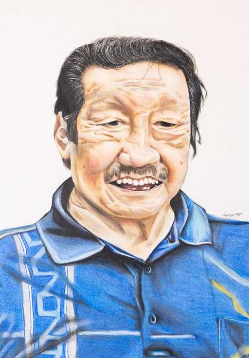 2023 Prize winning student artwork: 'My Beloved Grandpa' by Caytlyn Tan